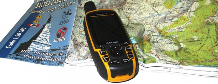 Carta geografica e GPS